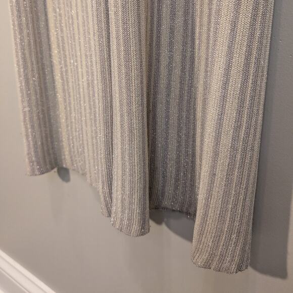 House of Harlow 1960 Flare Pants Metallic Knit Retro Vibes Glam - Size S - Picture 5 of 9